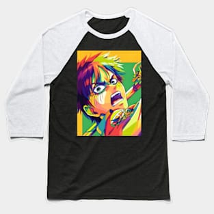 Eren jaeger wpap pop art Baseball T-Shirt